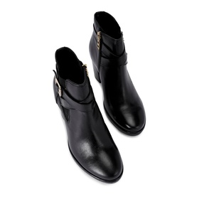 Silver 2 Wide Fit Leather Ankle Boots