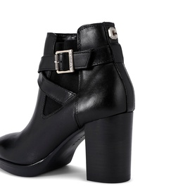 Silver 2 Wide Fit Leather Ankle Boots