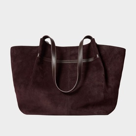 Shopper Suede Tote Bag
