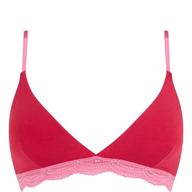 Lace Trim Triangle Bralette