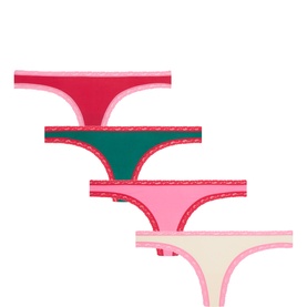 Four-Pack Sugar & Spice Thongs