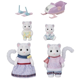 Snow Leopard Family Set