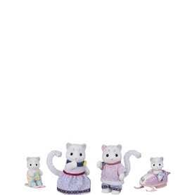 Snow Leopard Family Set