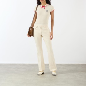 V-Logo Bootcut Jeans