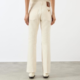 V-Logo Bootcut Jeans
