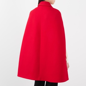 Patch Pocket Cape Coat