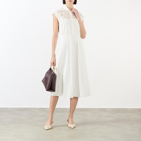 Embroidered Shirt Dress