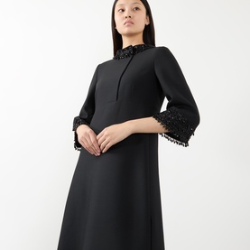 Embellished Flared Dress