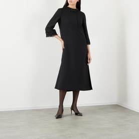 Embellished Flared Dress