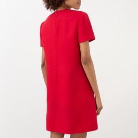 V Logo Pocket Dress