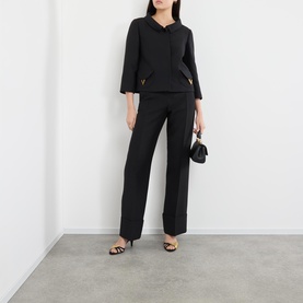 V Logo Double Pocket Jacket