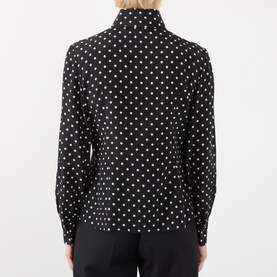 Silk Polka Dot Blouse