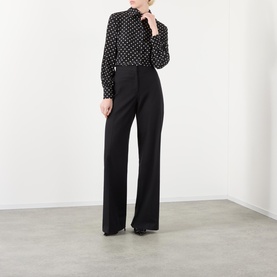 Silk Polka Dot Blouse