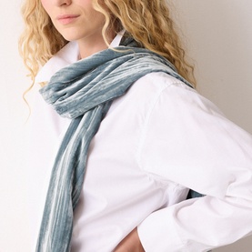 Velvet Plisse Scarf