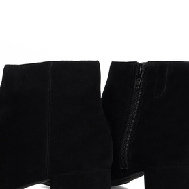 Pippie Wide Fit Suede Ankle Boots