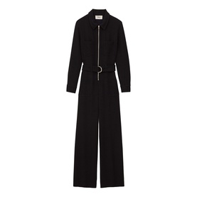 Fleur Zipped Belted Jumpsuit