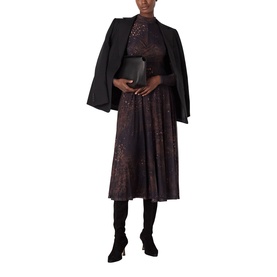 Spotted Animal Mesh Dress