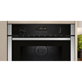 N50 Built-In Microwave Oven with Hot Air Stainless Steel