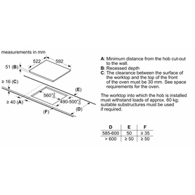 Series 2 Induction Hob 60cm Surface Mount Without Frame
