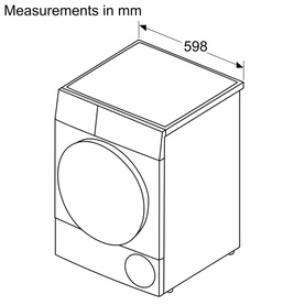 9kg Series 6 Heat Pump Tumble Dryer Cast Iron Grey