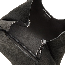 Dua Grained Leather Crossbody Bag