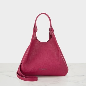 Dua Grained Leather Crossbody Bag