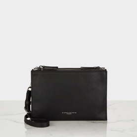 Lucille Grained Leather Crossbody Bag