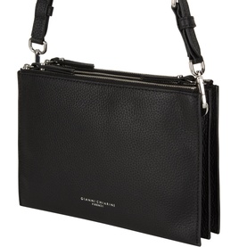 Lucille Grained Leather Crossbody Bag