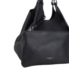 Dua Grained Leather Tote Bag