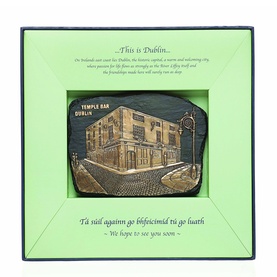 Temple Bar Bronze Plaque