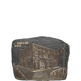 Temple Bar Bronze Plaque