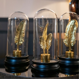 Feather in a Bottle Decorative Ornament