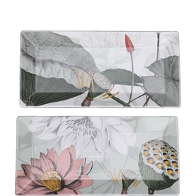 Natures Bloom Platter Two-Piece Set