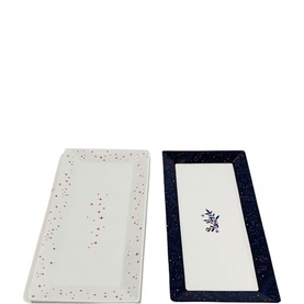 Midnight Blue Platter Two-Piece Set
