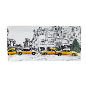 Christmas in NYC Platter Two-Piece Set