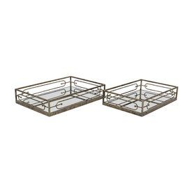 Estela Mirror Tray Two-Piece Set