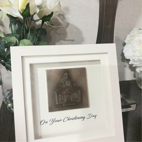 Framed Occasions Christening Day Ornament