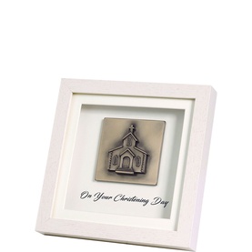 Framed Occasions Christening Day Ornament