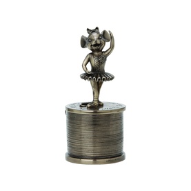 Belinda the Ballerina Bronze Trinket Box