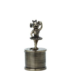 Belinda the Ballerina Bronze Trinket Box