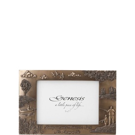Fishing Bronze Photo Frame 5 x 7in