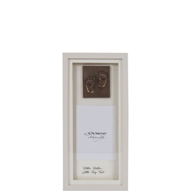Pitter Patter Tiny Feet Baby Photo Frame 5 x 7in