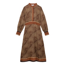 Leia Animal Print Flared Dress