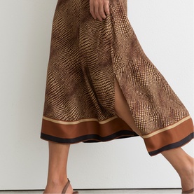 Leia Animal Print Flared Dress