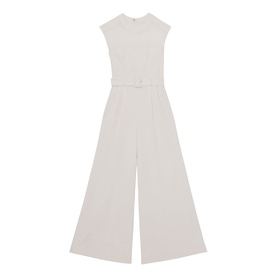 Alba Sheer Panel Wide Leg Jumpsuit