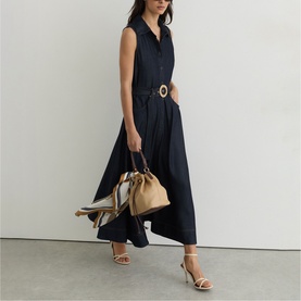Remi Belted Denim Dress