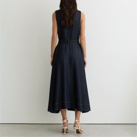 Remi Belted Denim Dress