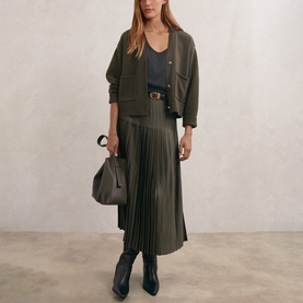 Maya Wool Cashmere Knitted Cardigan