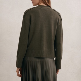 Maya Wool Cashmere Knitted Cardigan