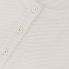 Rina Button Front Ribbed Top
